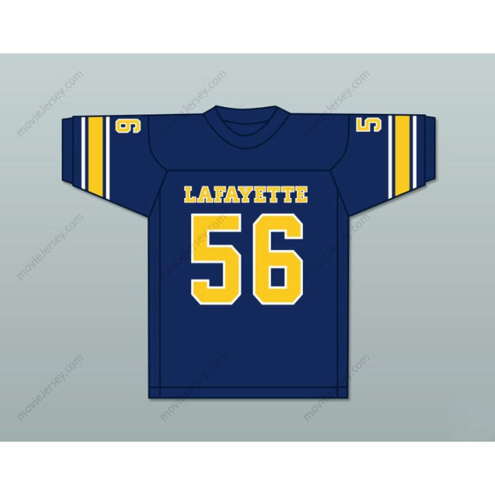 CUSTOM ANY Name Number LAWRENCE TAYLOR 56 LAFAYETTE HIGH SCHOOL RAMS NAVY BLUE FOOTBALL JERSEY Top Stitched S-6XL