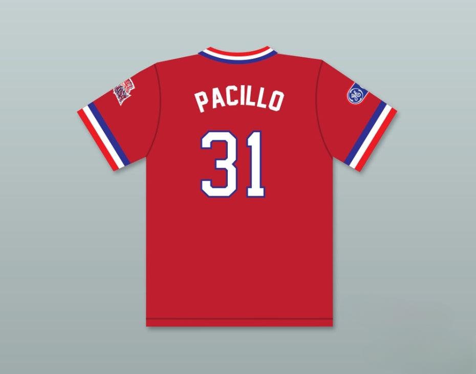 Custom Any Name Number PAT PACILLO 31 1984 USA TEAM RED BASEBALL JERSEY Top Stitched S-6XL