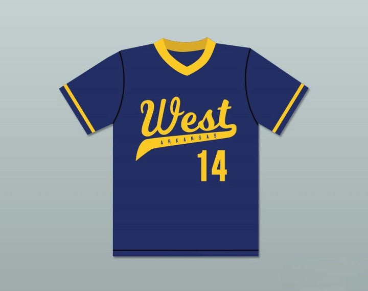 Custom Any Name Number ENOCH 14 WEST BASEBALL JERSEY WAR EAGLE Top Stitched S-6XL