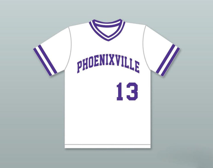 Custom Any Name Number MIKE PIAZZA 13  AREA HIGH SCHOOL PHANTOMS WHITE BASEBALL JERSEY 2 Top Stitched S-6XL