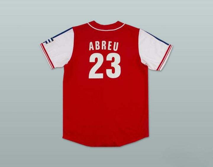 Custom Any Name Number JOSE ABREU 23 CUBA RED BASEBALL JERSEY Top Stitched S-6XL