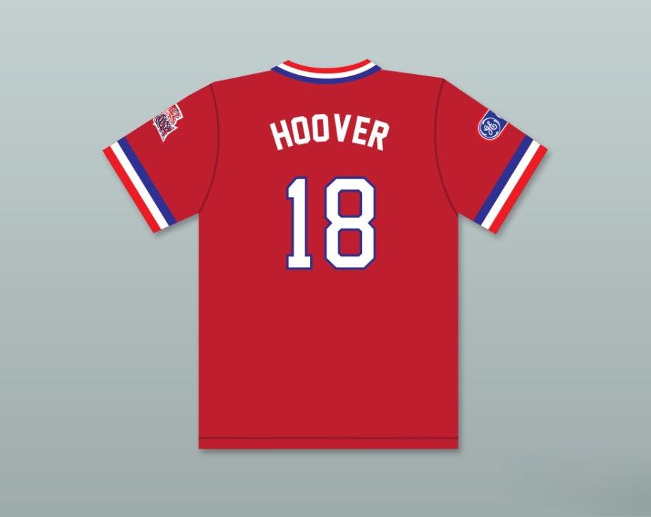 Custom Any Name Number JOHN HOOVER 18 1984 USA TEAM RED BASEBALL JERSEY Top Stitched S-6XL