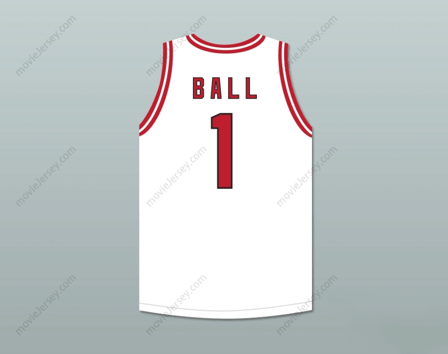 CUSTOM ANY Name Number LAMELO BALL 1 ILLAWARRA   WHITE BASKETBALL JERSEY 1 Top Stitched S-6XL