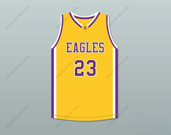 CUSTOM ANY Name Number JOEL EMBIID 23  ACADEMY  YELLOW BASKETBALL JERSEY Top Stitched S-6XL