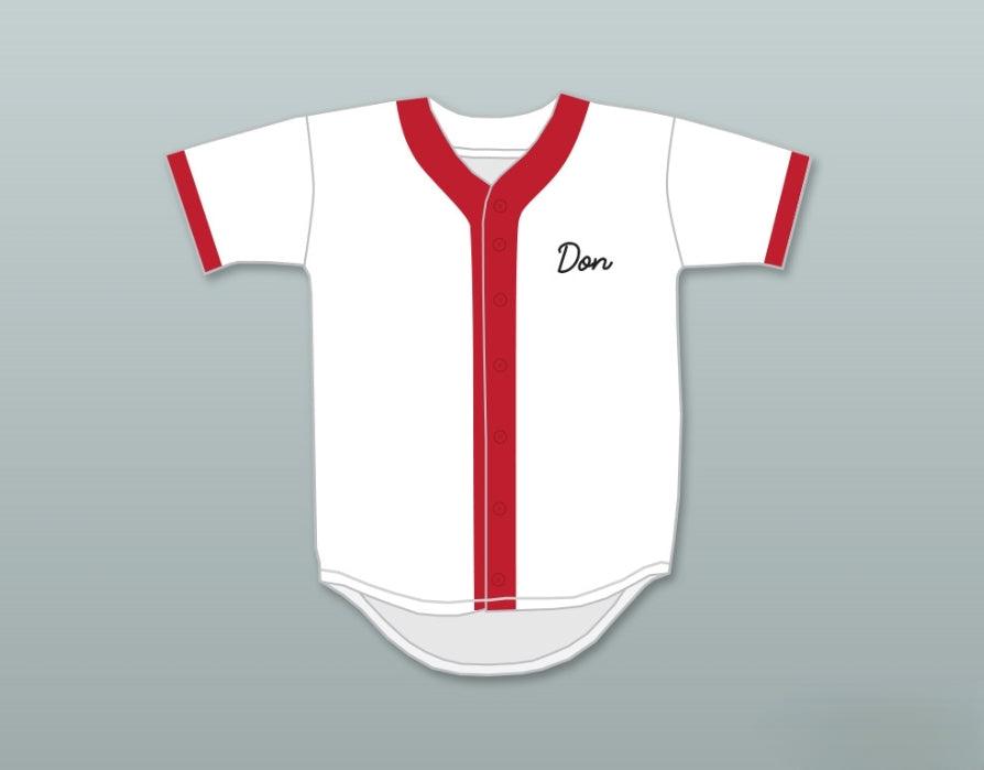 Custom Any Name Number DON MATTINGLY 23  NUCLEAR POWER PLANT SOFTBALL TEAM BASEBALL JERSEY Top Stitched S-6XL