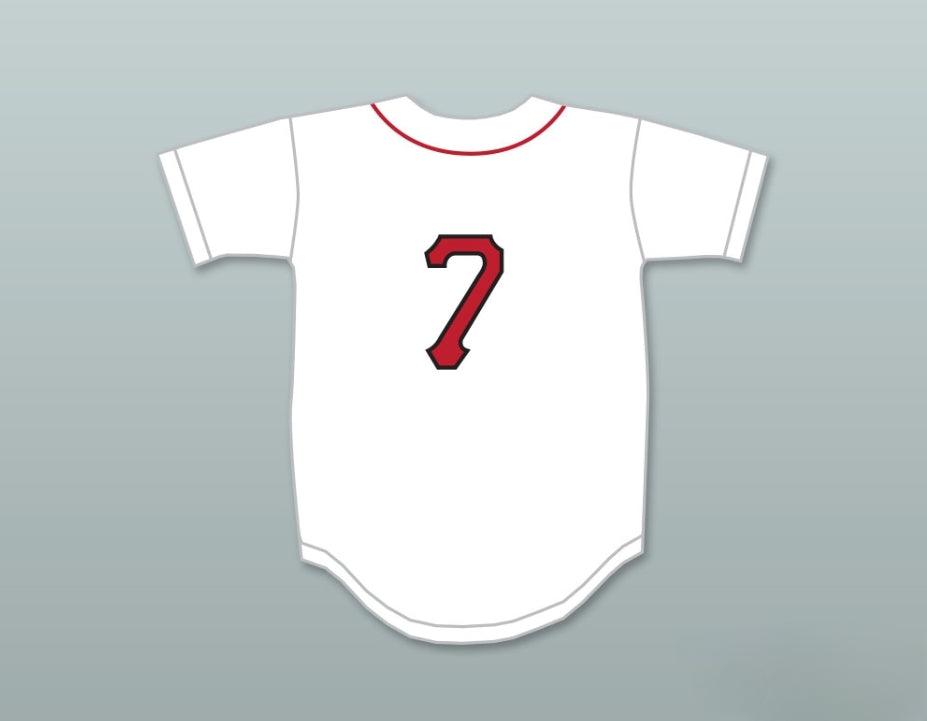 Custom Any Name Number MOOKIE BETTS 7 JOHN OVERTON HIGH SCHOOL  WHITE BASEBALL JERSEY 1 Top Stitched S-6XL