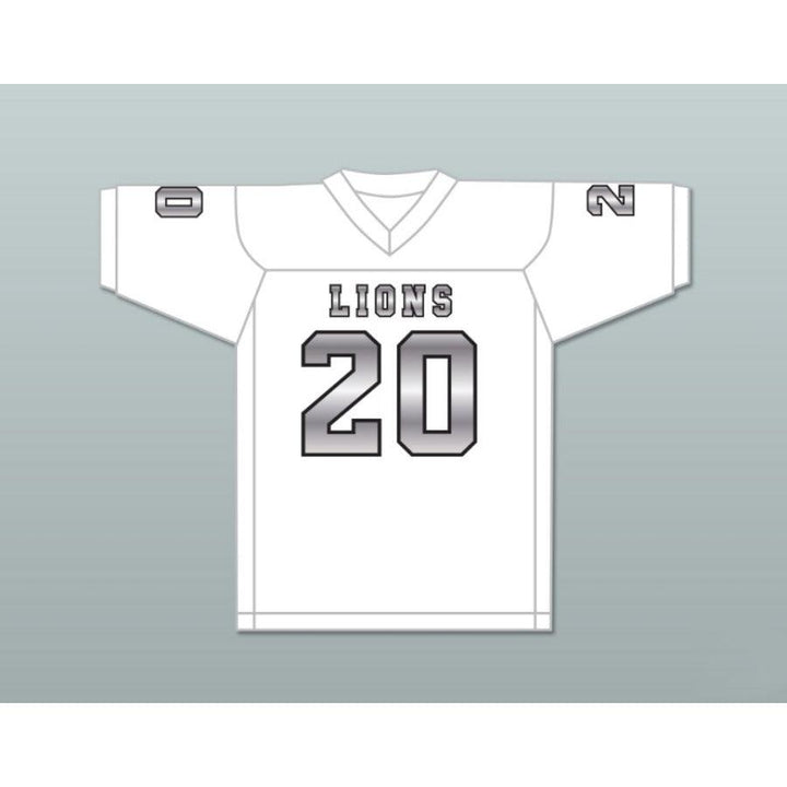 CUSTOM ANY Name Number CJ REAVIS 20 EMCC LIONS FOOTBALL JERSEY INCLUDES PATCHES Top Stitched S-6XL