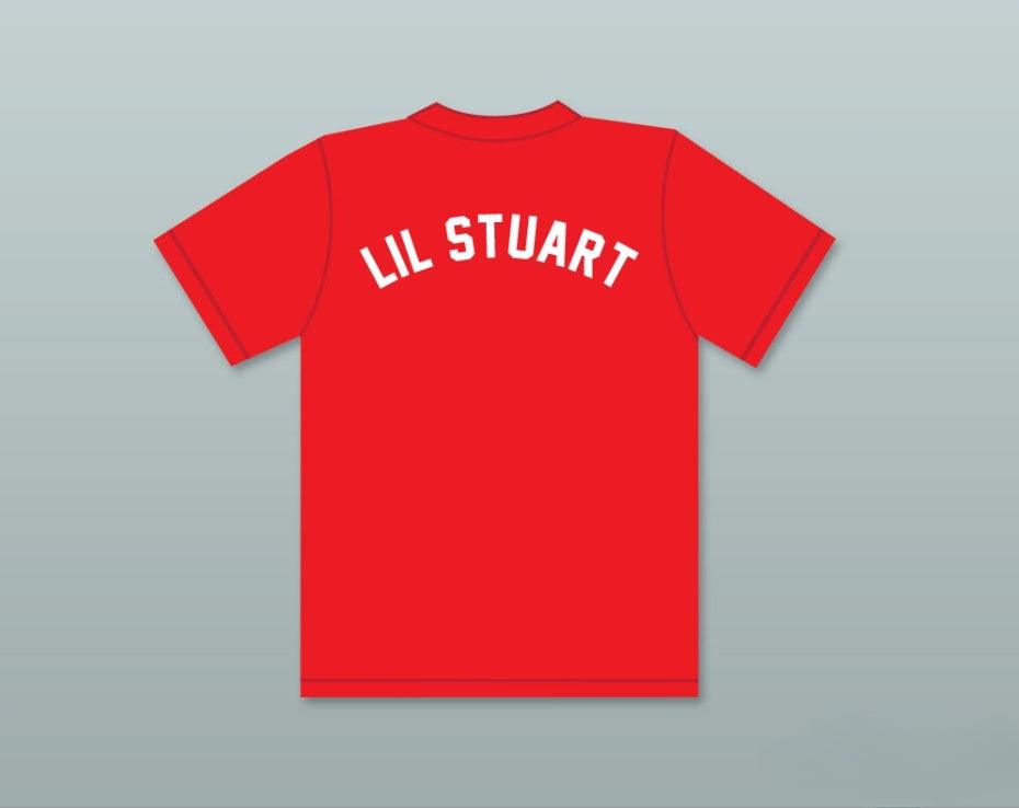 Custom Any Name Number LIL STUART 0 LITTLE LEAGUE BASEBALL JERSEY MADTV SKIT Top Stitched S-6XL