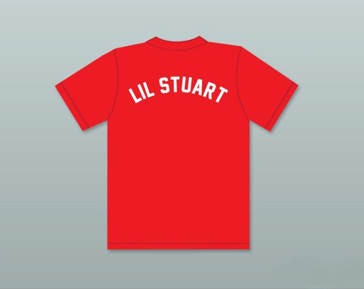 Custom Any Name Number LIL STUART 0 LITTLE LEAGUE BASEBALL JERSEY MADTV SKIT Top Stitched S-6XL
