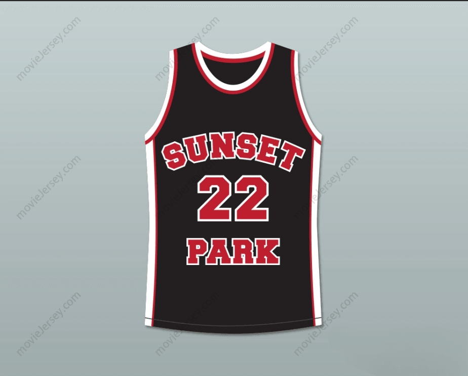 CUSTOM ANY Name Number ANTWON TANNER DRANO 22 SUNSET PARK BLACK BASKETBALL JERSEY Top Stitched S-6XL