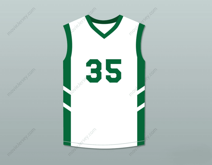 CUSTOM ANY Name Number JERRY 'ASSASSIN' DUPREE 35 WHITE BASKETBALL JERSEY DENNIS RODMAN'S BIG BANG IN PYONGYANG Top Stitched S-6XL