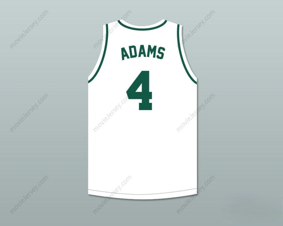 CUSTOM ANY Name Number DAVANTE ADAMS 4   HIGH SCHOOL VIKINGS WHITE BASKETBALL JERSEY Top Stitched S-6XL