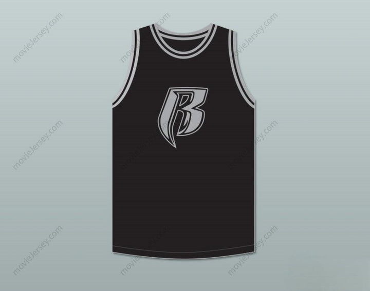 CUSTOM ANY Name Number DMX 84 ROUGH RYDERS BLACK BASKETBALL JERSEY 1 Top Stitched S-6XL