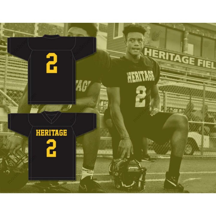 CUSTOM ANY Name Number PATRICK SURTAIN II 2 AMERICAN HERITAGE SCHOOL PATRIOTS Top Stitched S-6XL