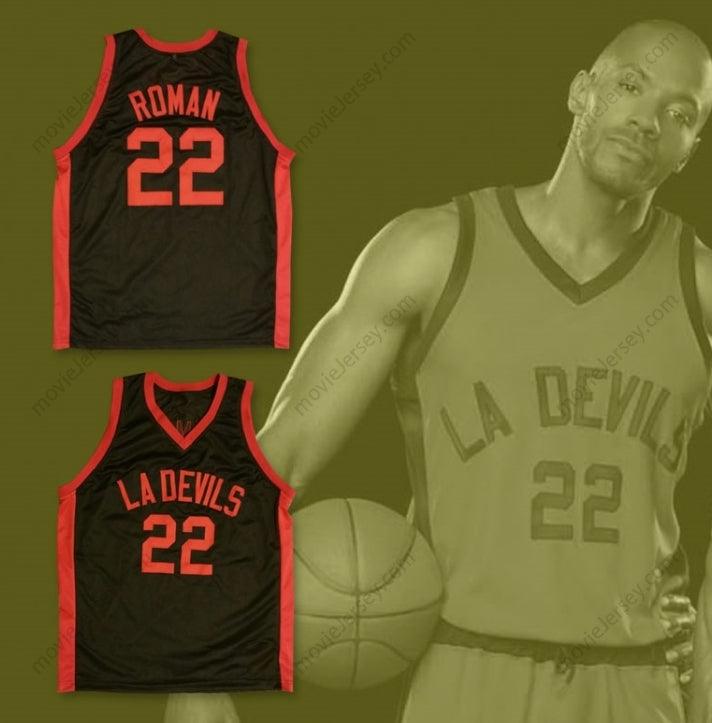 CUSTOM ANY Name Number MCKINLEY FREEMAN DEREK ROMAN 22 LA DEVILS BASKETBALL JERSEY HIT THE FLOOR Top Stitched S-6XL