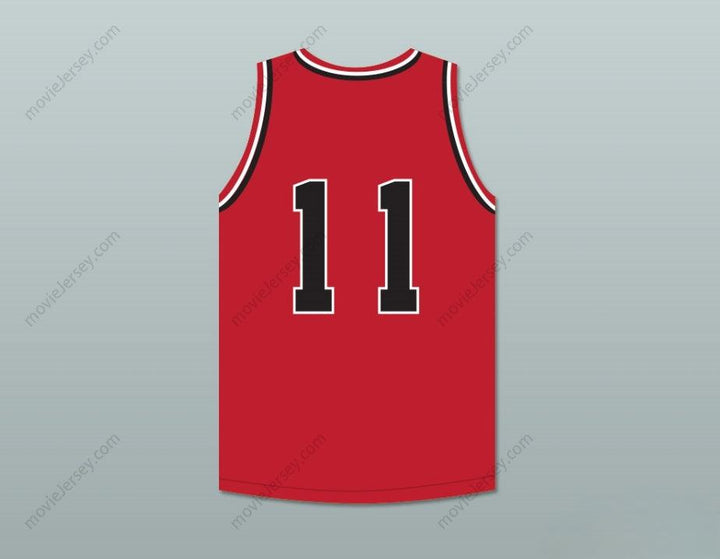 CUSTOM ANY Name Number ISIAH THOMAS 11 HIGH SCHOOL RED BASKETBALL JERSEY Top Stitched S-6XL