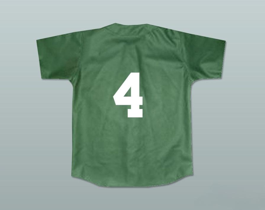 Custom Any Name Number CLARENCE 4 KEKAMBAS BASEBALL JERSEY HARDBALL DARK GREEN Top Stitched S-6XL
