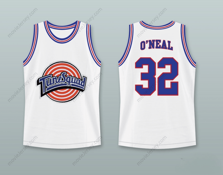 CUSTOM ANY Name Number SPACE JAM TUNE SQUAD SHAQUILLE O'NEAL 32 BASKETBALL JERSEY STITCH SEWN Top Stitched S-6XL