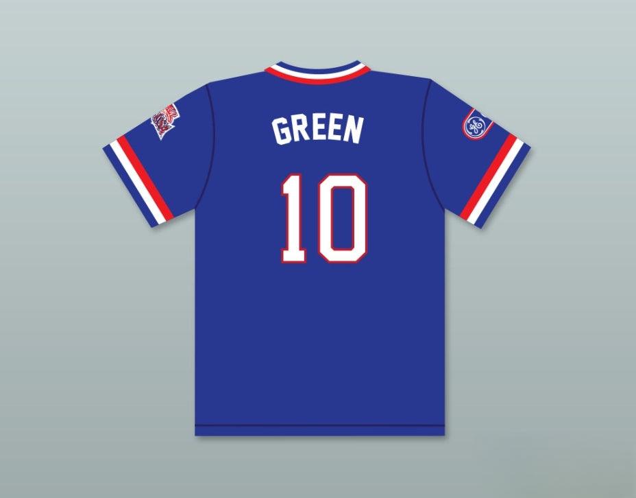 Custom Any Name Number GARY GREEN 10 1984 USA TEAM BLUE BASEBALL JERSEY Top Stitched S-6XL