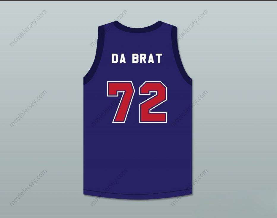 CUSTOM ANY Name Number DRU HILL IN MY BED DA BRAT SOSO DEF 72 BASKETBALL JERSEY Top Stitched S-6XL