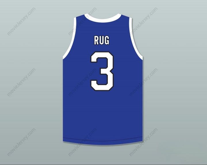 CUSTOM ANY Name Number RUG 3 ACE FAMILY CHARITY BLUE BASKETBALL JERSEY Top Stitched S-6XL