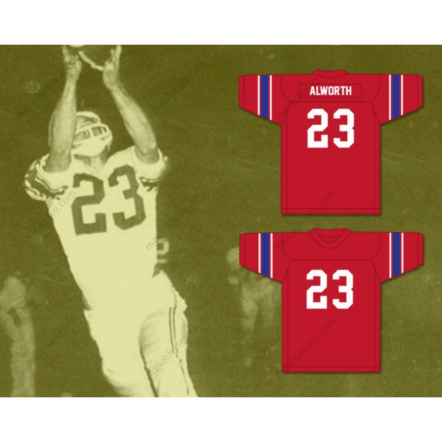CUSTOM ANY Name Number LANCE ALWORTH 23 BROOKHAVEN HIGH SCHOOL MISSISSIPPI Football Jersey Top Stitched S-6XL