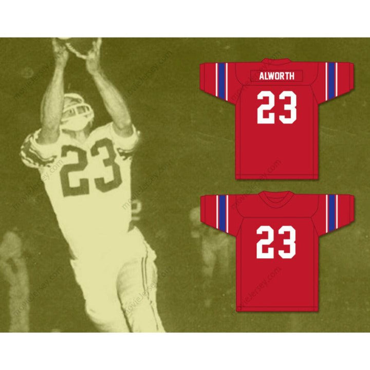 CUSTOM ANY Name Number LANCE ALWORTH 23 BROOKHAVEN HIGH SCHOOL MISSISSIPPI Football Jersey Top Stitched S-6XL