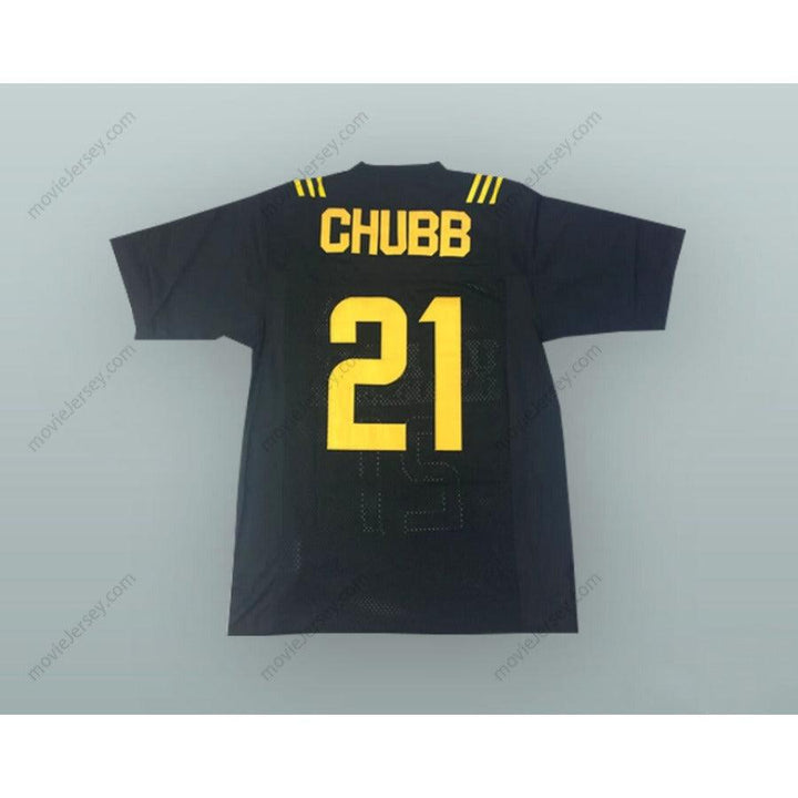 CUSTOM ANY Name Number NICK CHUBB 21 U.S. ARMY HIGH SCHOOL ALL-AMERICAN BLACK FOOTBALL JERSEY Top Stitched S-6XL