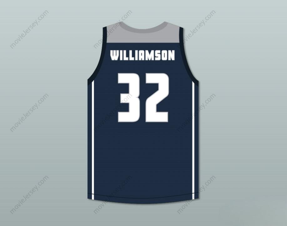 CUSTOM ANY Name Number ZION WILLIAMSON 32 SOUTH CAROLINA  NAVY BLUE BASKETBALL JERSEY 2 Top Stitched S-6XL