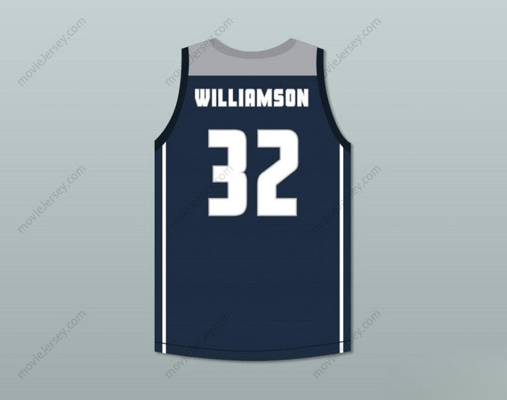 CUSTOM ANY Name Number ZION WILLIAMSON 32 SOUTH CAROLINA  NAVY BLUE BASKETBALL JERSEY 2 Top Stitched S-6XL