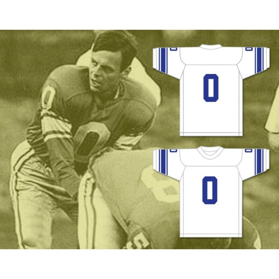 CUSTOM ANY Name Number PAPER LION GEORGE PLIMPTON 0 DETROIT Football Jersey Top Stitched S-6XL