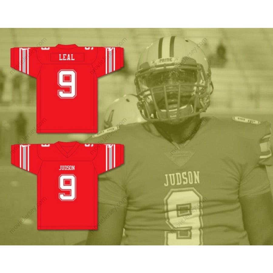 CUSTOM ANY Name Number DEMARVIN LEAL 9 JUDSON HIGH SCHOOL Football Jersey Top Stitched S-6XL