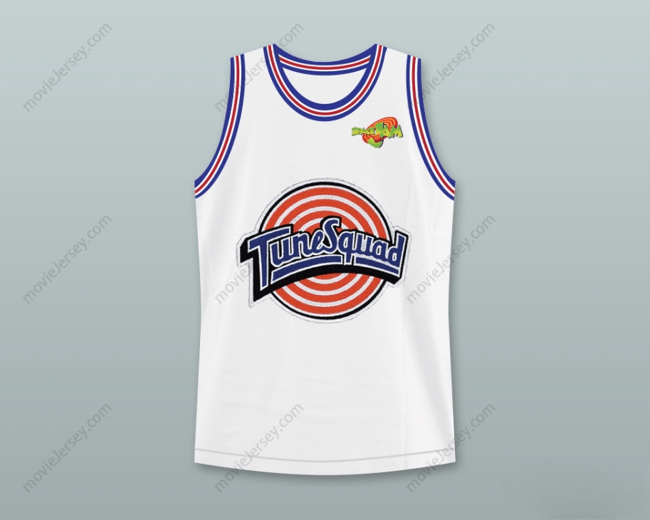 CUSTOM ANY Name Number PORKY PIG 8 TUNE SQUAD BASKETBALL JERSEY WITH SPACE JAM PATCH Top Stitched S-6XL