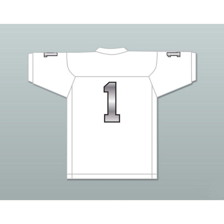 CUSTOM ANY Name Number DJ LAW 1 EMCC LIONS FOOTBALL JERSEY INCLUDES PATCHES Top Stitched S-6XL