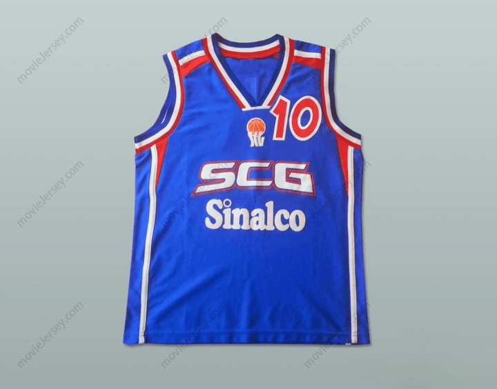 CUSTOM ANY Name Number MARKO JARIC 10 SERBIA AND MONTENEGRO BASKETBALL JERSEY STITCH SEWN Top Stitched S-6XL