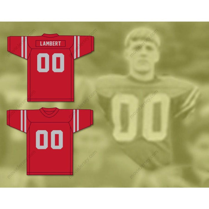 CUSTOM ANY Name Number JACK LAMBERT 00 CRESTWOOD HIGH SCHOOL RED DEVILS RED FOOTBALL JERSEY Top Stitched S-6XL