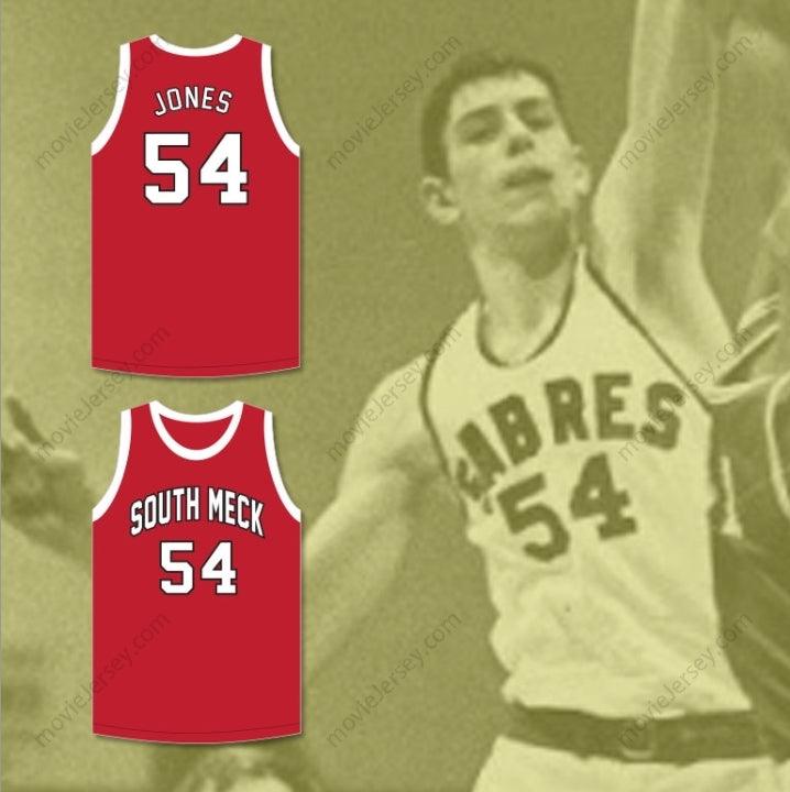 CUSTOM ANY Name Number BOBBY JONES 54 SOUTH  HIGH SCHOOL SABRES RED BASKETBALL JERSEY Top Stitched S-6XL