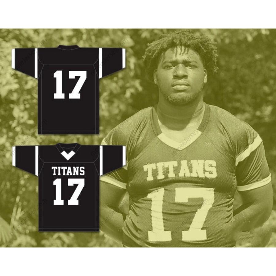 CUSTOM ANY Name Number DEVONTE WYATT 17 TOWERS HIGH SCHOOL TITANS Football Jersey Top Stitched S-6XL