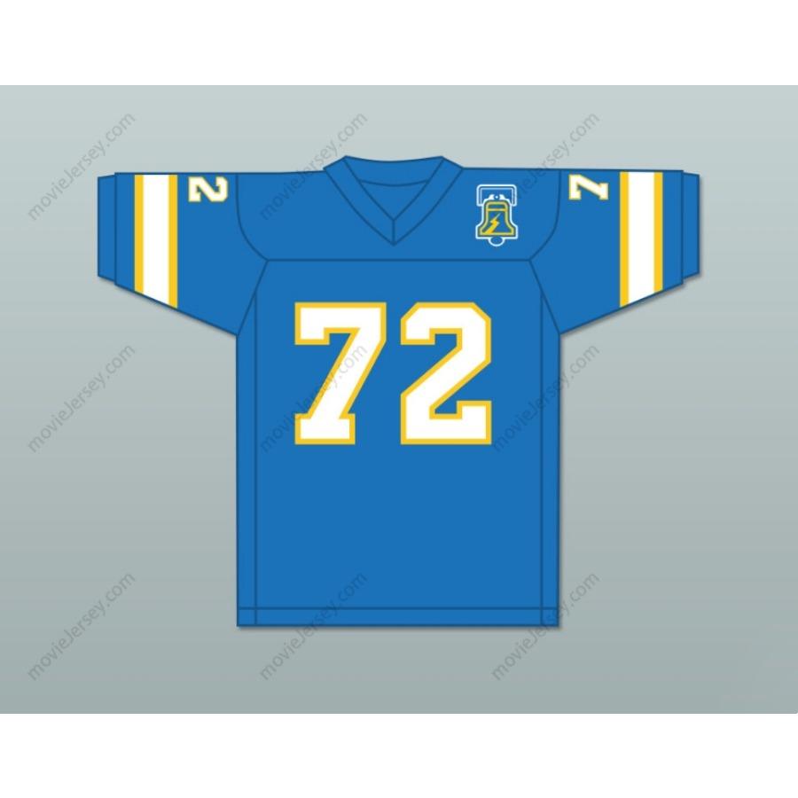 CUSTOM ANY Name Number 1974-75 WFL STEVE CHOMYSZAK 72 PHILADELPHIA BELL Football Jersey Top Stitched S-6XL