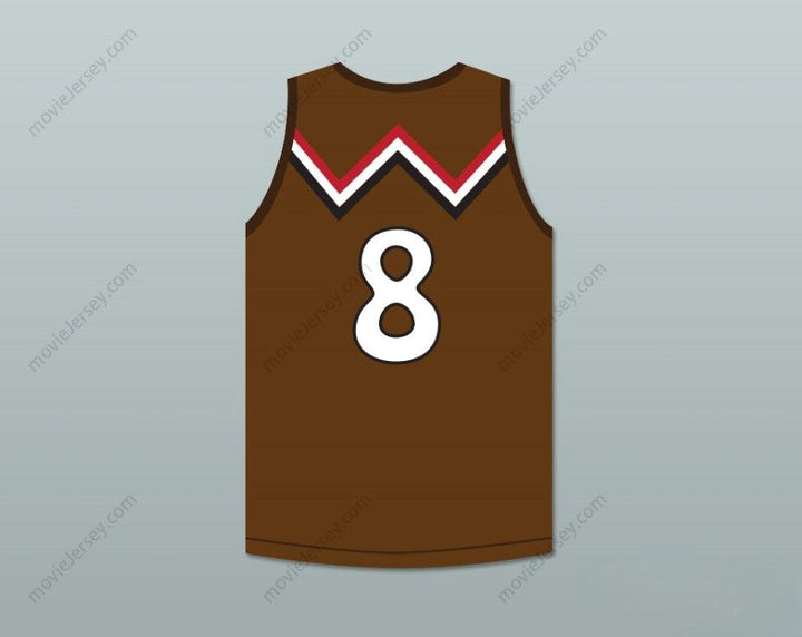 CUSTOM ANY Name Number SALEH WINTAMBUH 8 WINABI BASKETBALL JERSEY THE AIR UP THERE Top Stitched S-6XL