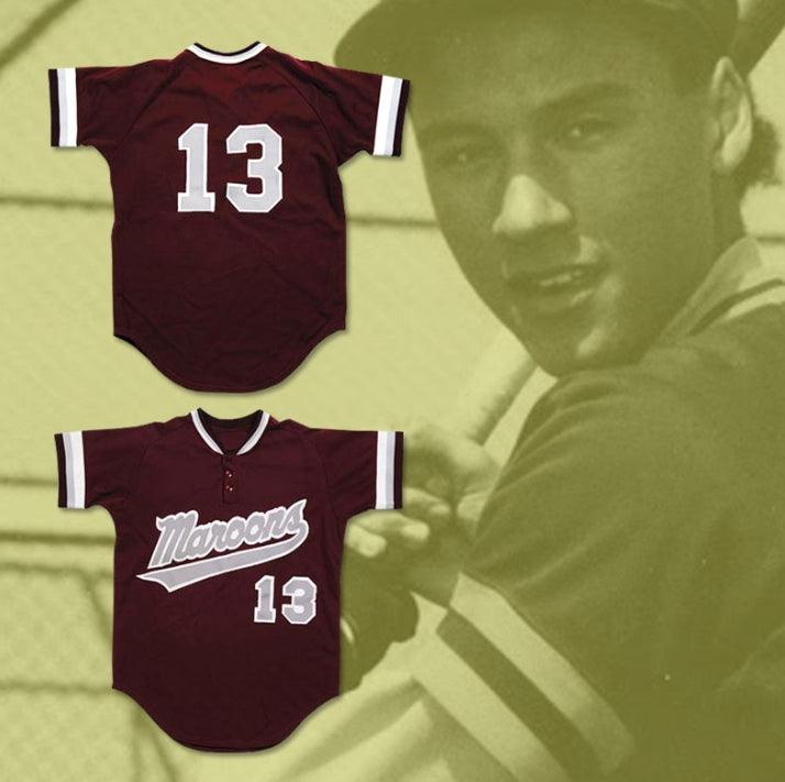 Custom Any Name Number DEREK JETER KALAMAZOO CENTRAL HIGH SCHOOL MAROON GIANTS BASEBALL JERSEY Top Stitched S-6XL