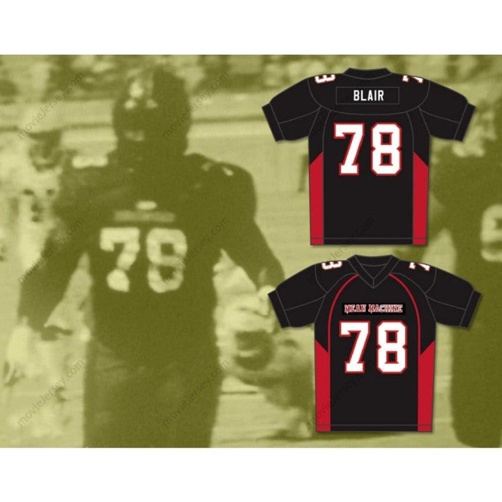 CUSTOM ANY Name Number 78 BLAIR MEAN MACHINE CONVICTS Football Jersey Top Stitched S-6XL