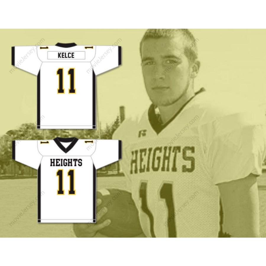 CUSTOM ANY Name Number CUSTOM HEIGHTS TRAVIS KELCE 11 HIGH SCHOOL TIGERS Football Jersey Top Stitched S-6XL