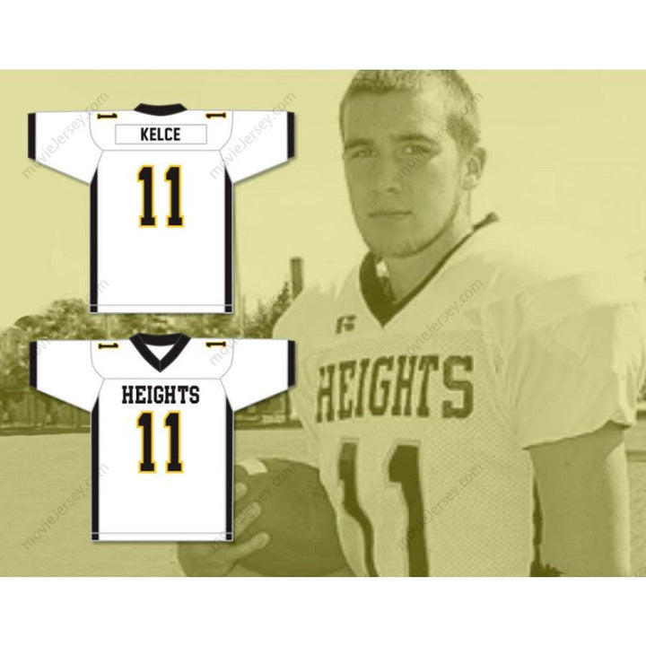 CUSTOM ANY Name Number CUSTOM HEIGHTS TRAVIS KELCE 11 HIGH SCHOOL TIGERS Football Jersey Top Stitched S-6XL