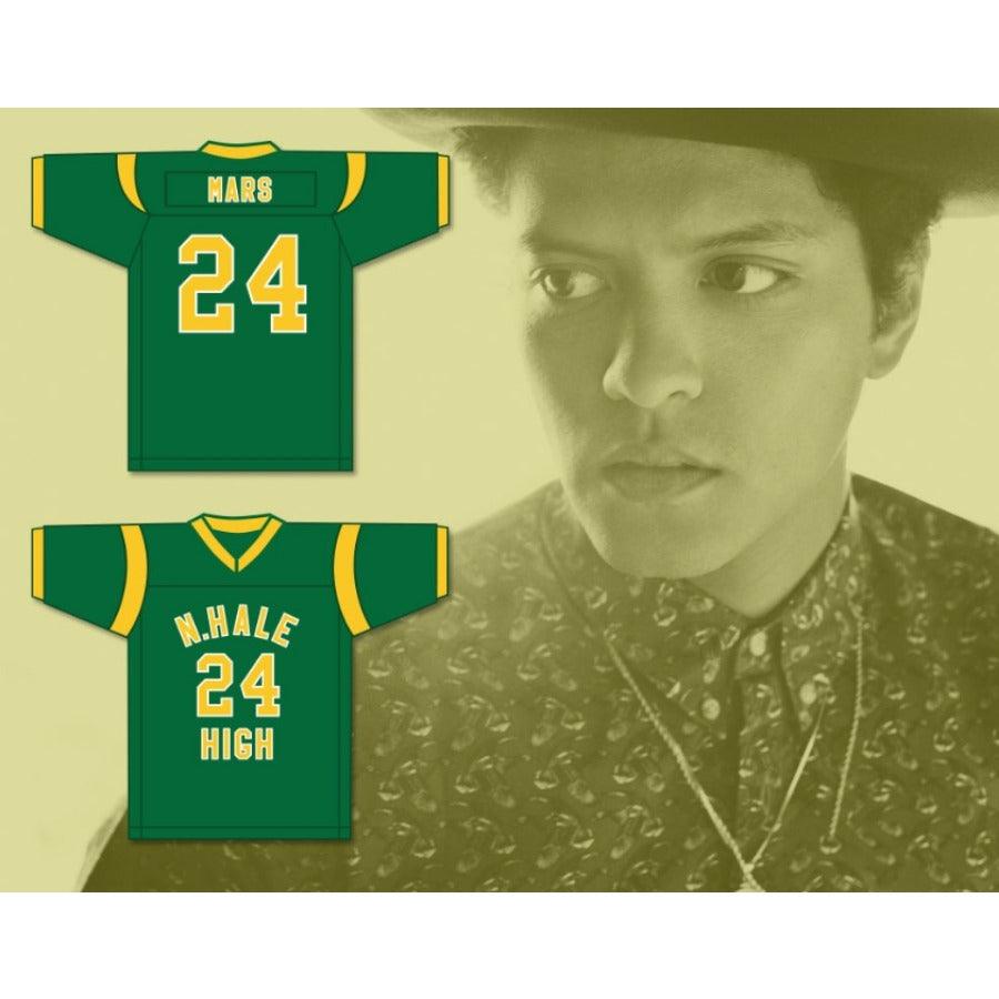CUSTOM ANY Name Number BRUNO MARS 24 N. HALE HIGH SCHOOL Football Jersey Top Stitched S-6XL