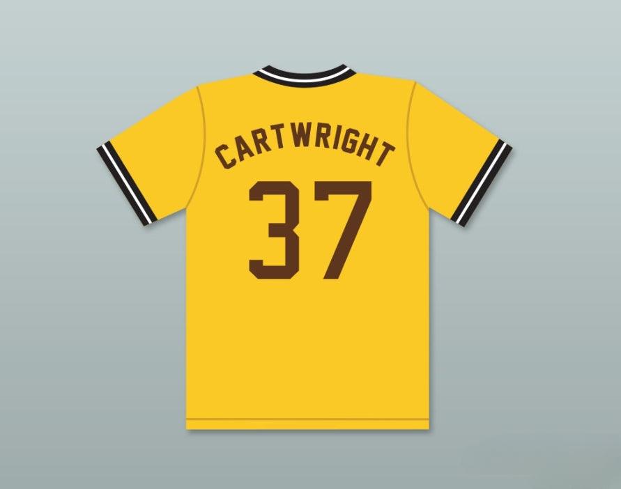 Custom Any Name Number JOE CARTWRIGHT 37 LONGUEUIL SENATORS BEER LEAGUE BASEBALL JERSEY SPACEMAN Top Stitched S-6XL