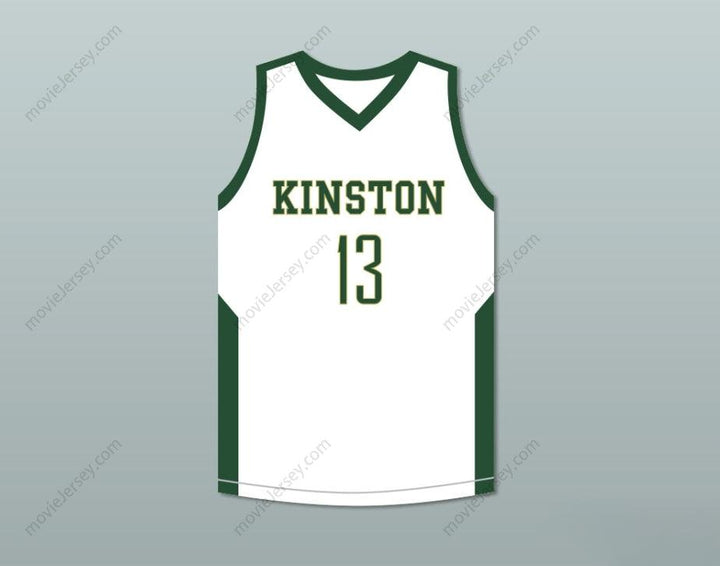 CUSTOM ANY Name Number BRANDON INGRAM 13  HIGH SCHOOL WHITE BASKETBALL JERSEY Top Stitched S-6XL