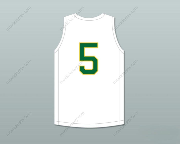 CUSTOM ANY Name Number KEVON LOONEY 5 ALEXANDER  HIGH SCHOOL WILDCATS WHITE BASKETBALL JERSEY 1 Top Stitched S-6XL