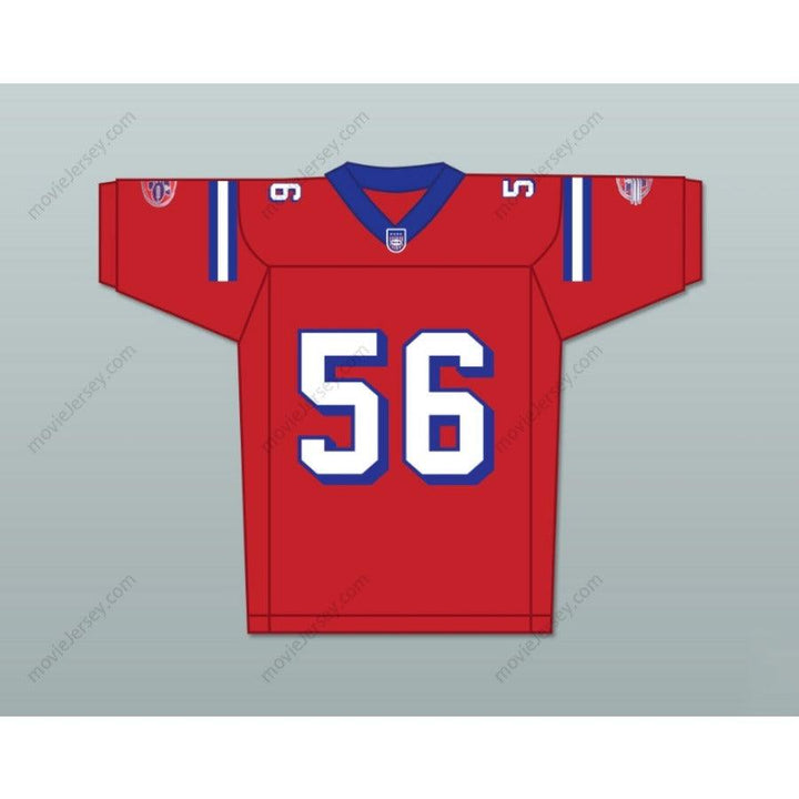 CUSTOM ANY Name Number JON FAVREAU DANIEL BATEMAN 56 WASHINGTON SENTINELS HOME Football Jersey Top Stitched S-6XL