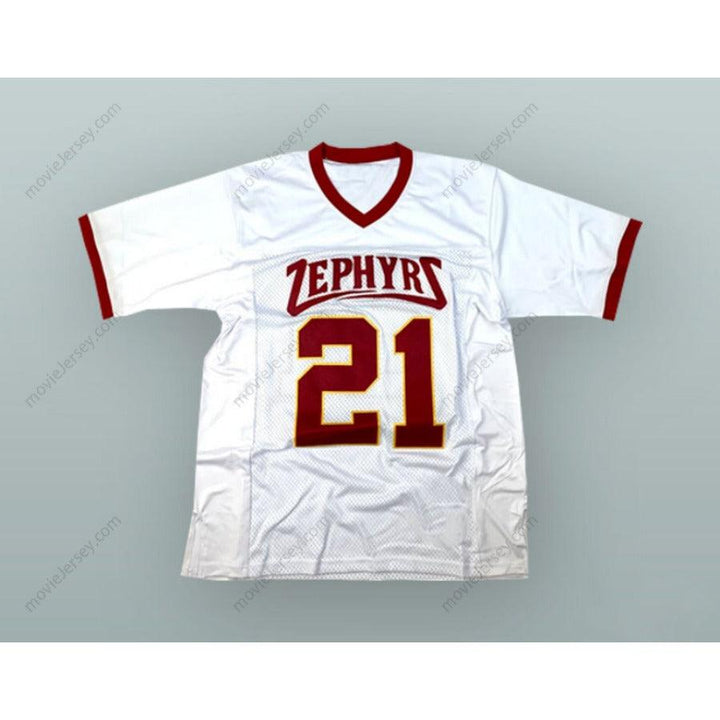 CUSTOM ANY Name Number SAQUON BARKLEY 21 WHITEHALL HIGH SCHOOL ZEPHYRS WHITE FOOTBALL JERSEY Top Stitched S-6XL